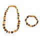 Colourful children amber bead